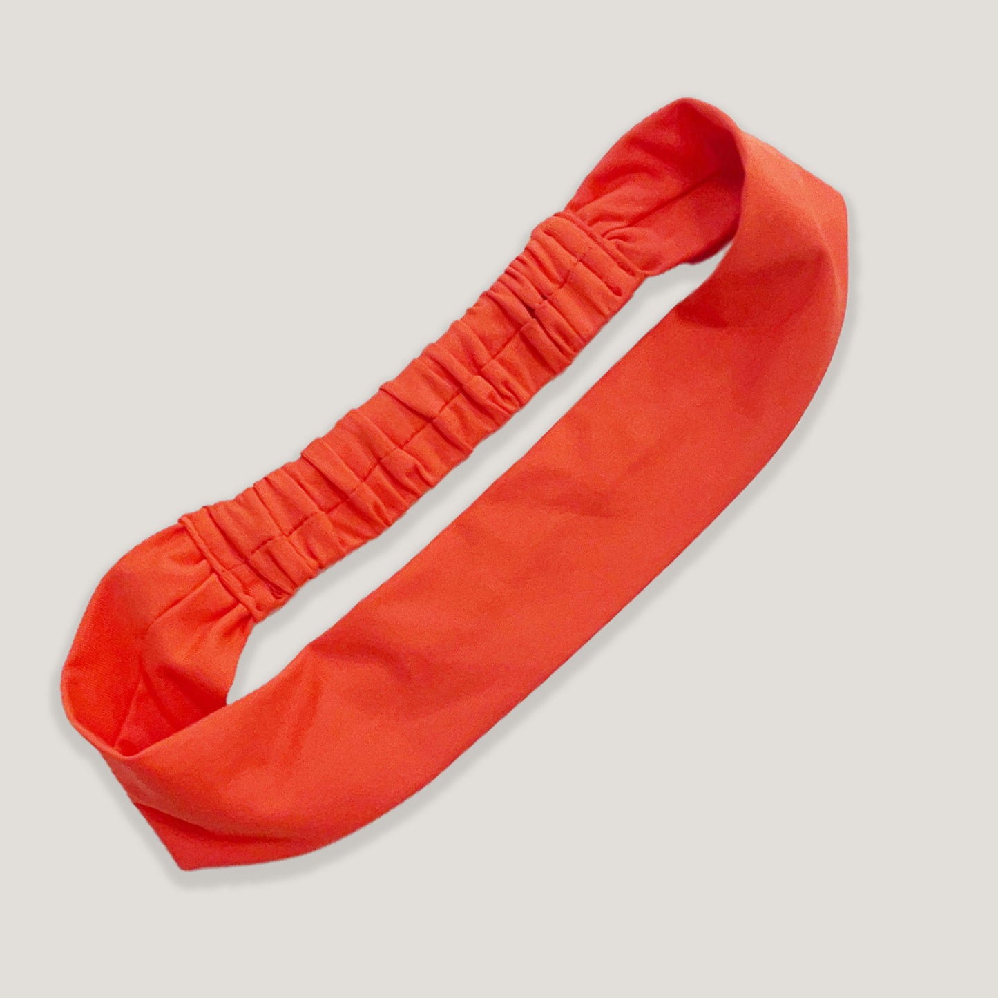 Vincha de tela coral