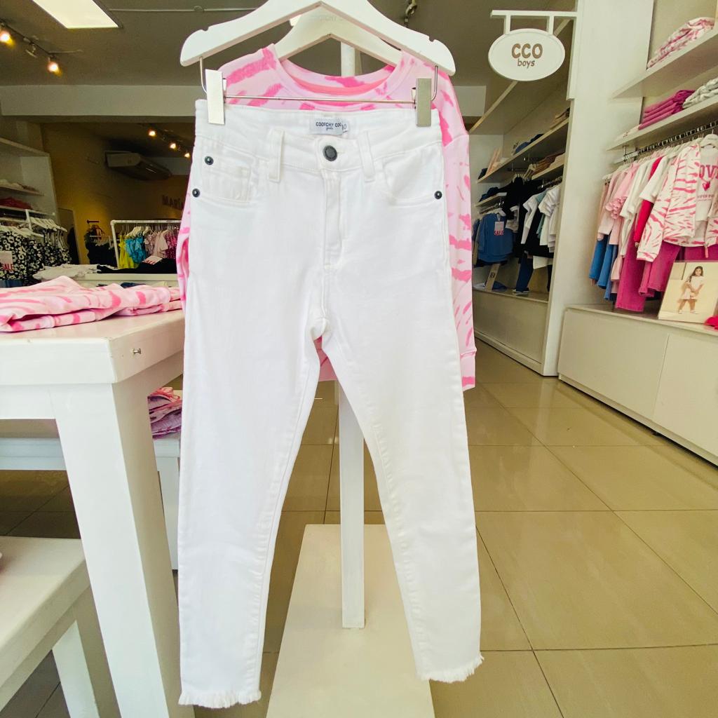 Jeans skinny blanco