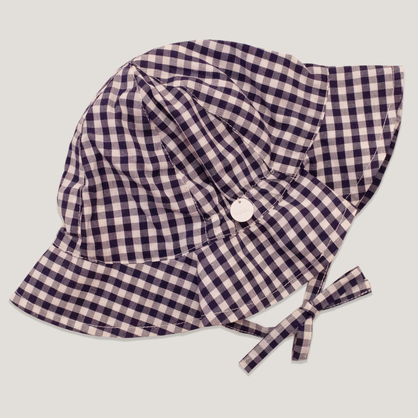 Gorrito cuadros azules