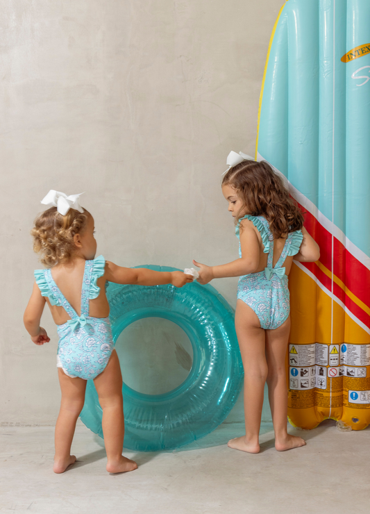 Malla Tere Floral Aqua