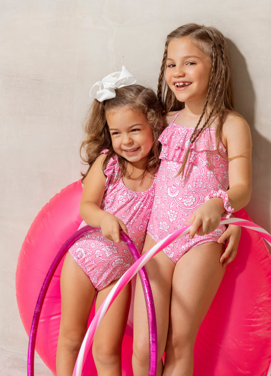Malla Tere Floral Fucsia