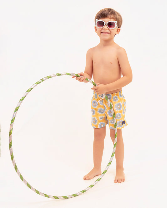 Short De Baño Hortensia Amarilla