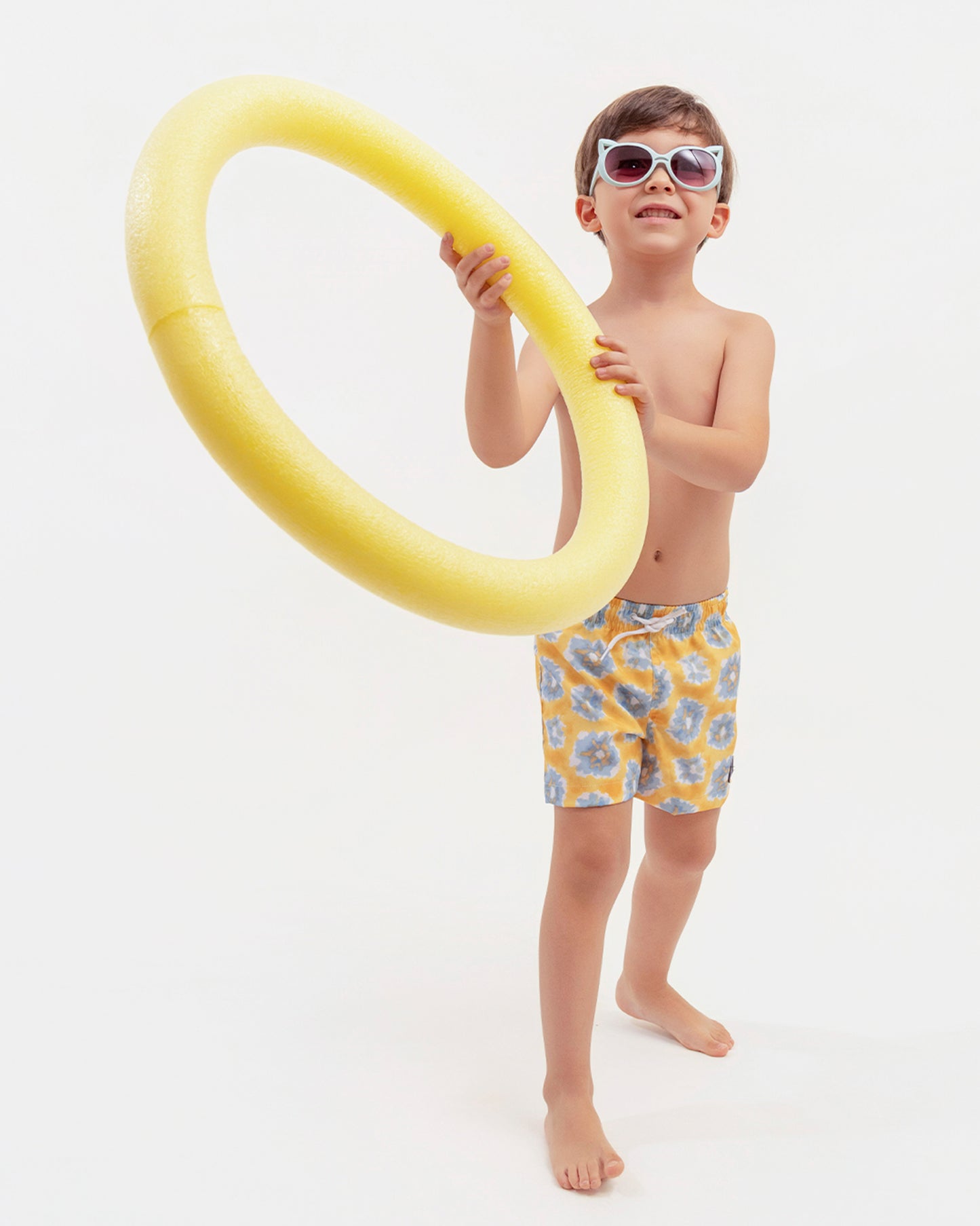 Short De Baño Hortensia Amarilla