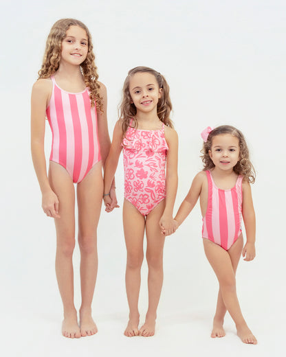 Malla Tere Rayas Fucsia