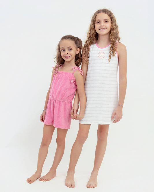 Vestido Towell Summer Rosa