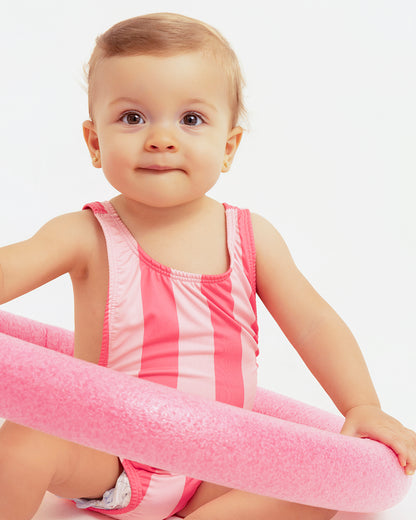 Malla Tere Rayas Fucsia