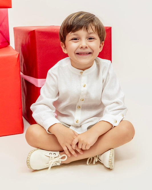 Camisa Pepe Lino Natural