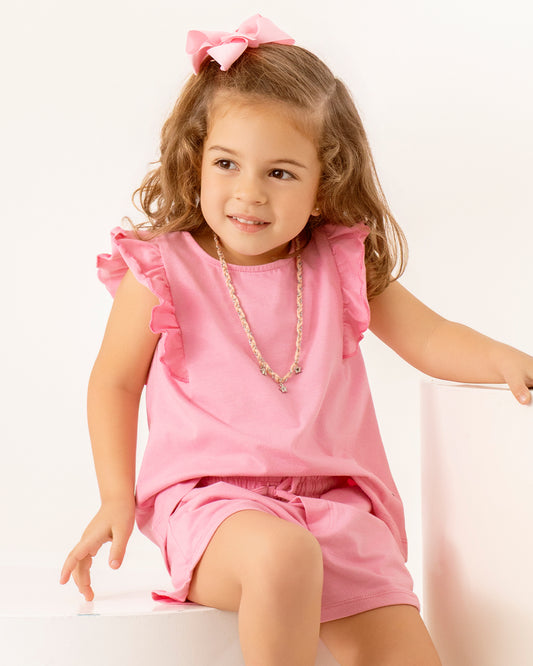 Remera Victoria Rosa Chicle