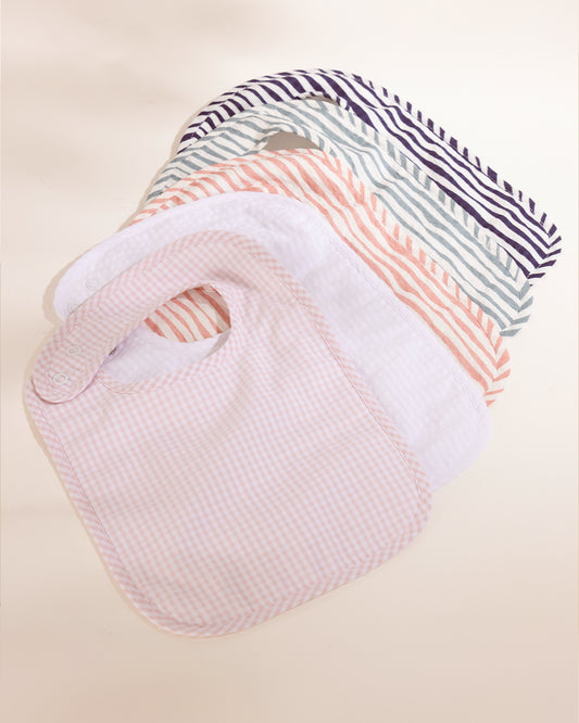 Babero Vichy Rosa