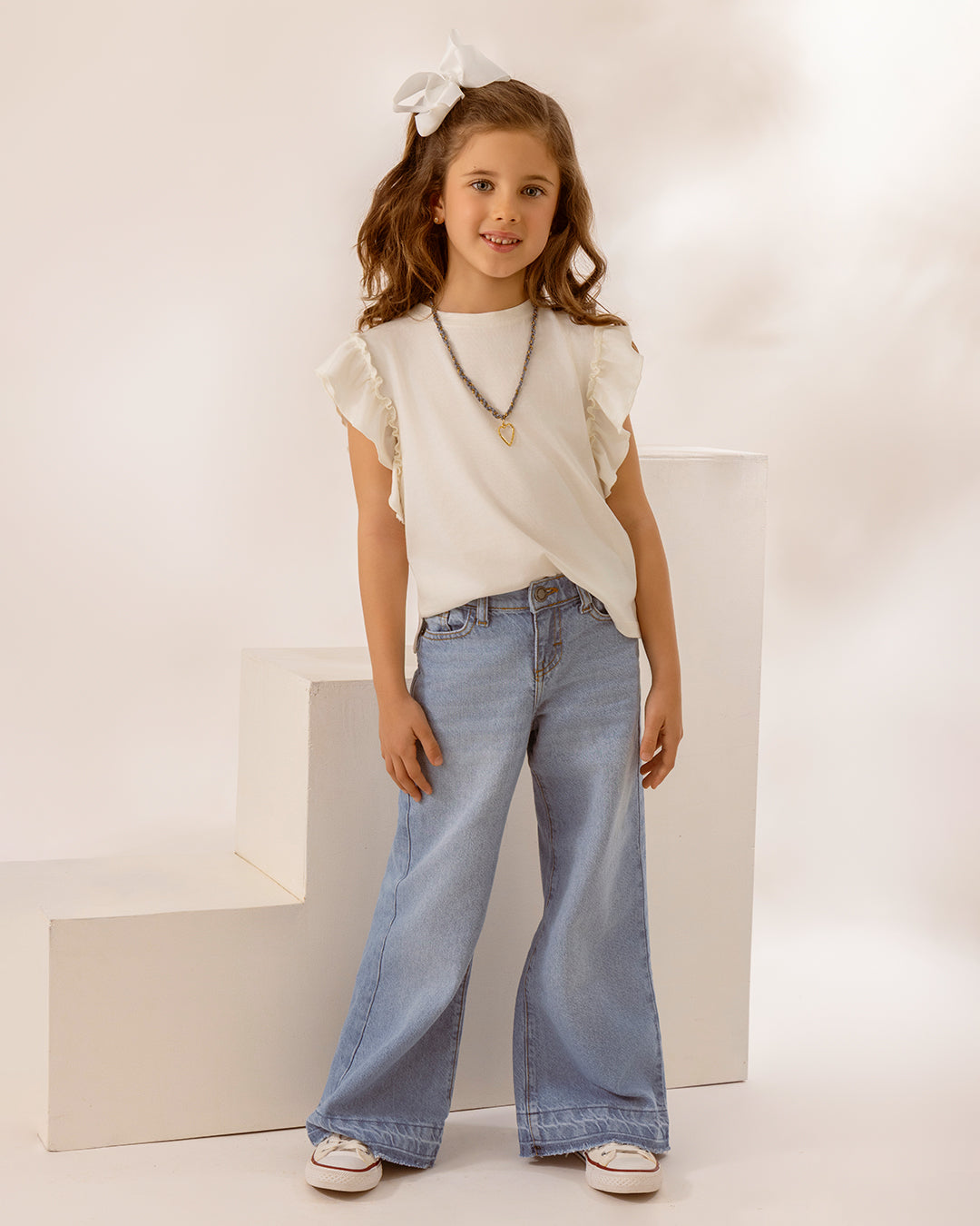 Jeans Campana Celeste