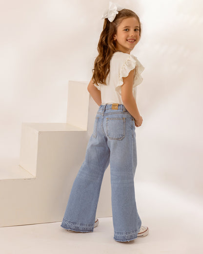 Jeans Campana Celeste