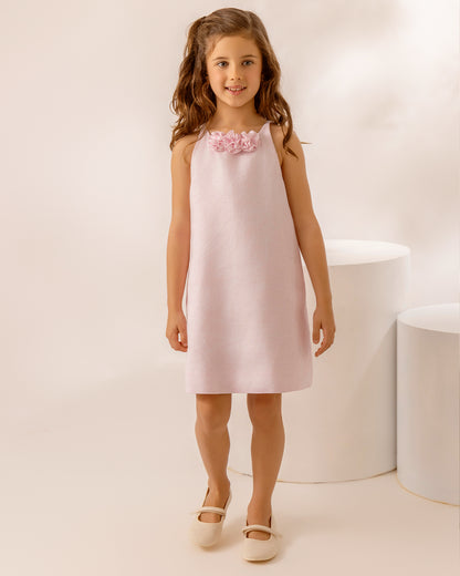 Vestido Emma Lino Rosa