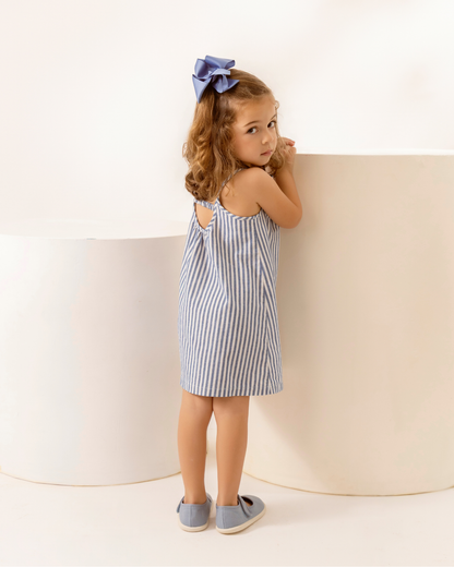 Vestido Tate Denim Rayas Azul