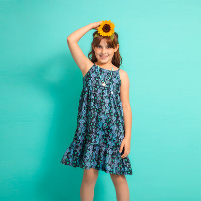 Solera Nicole estampada azul