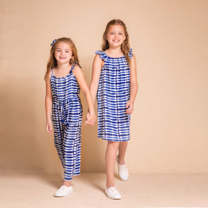 Mameluco largo batik azul