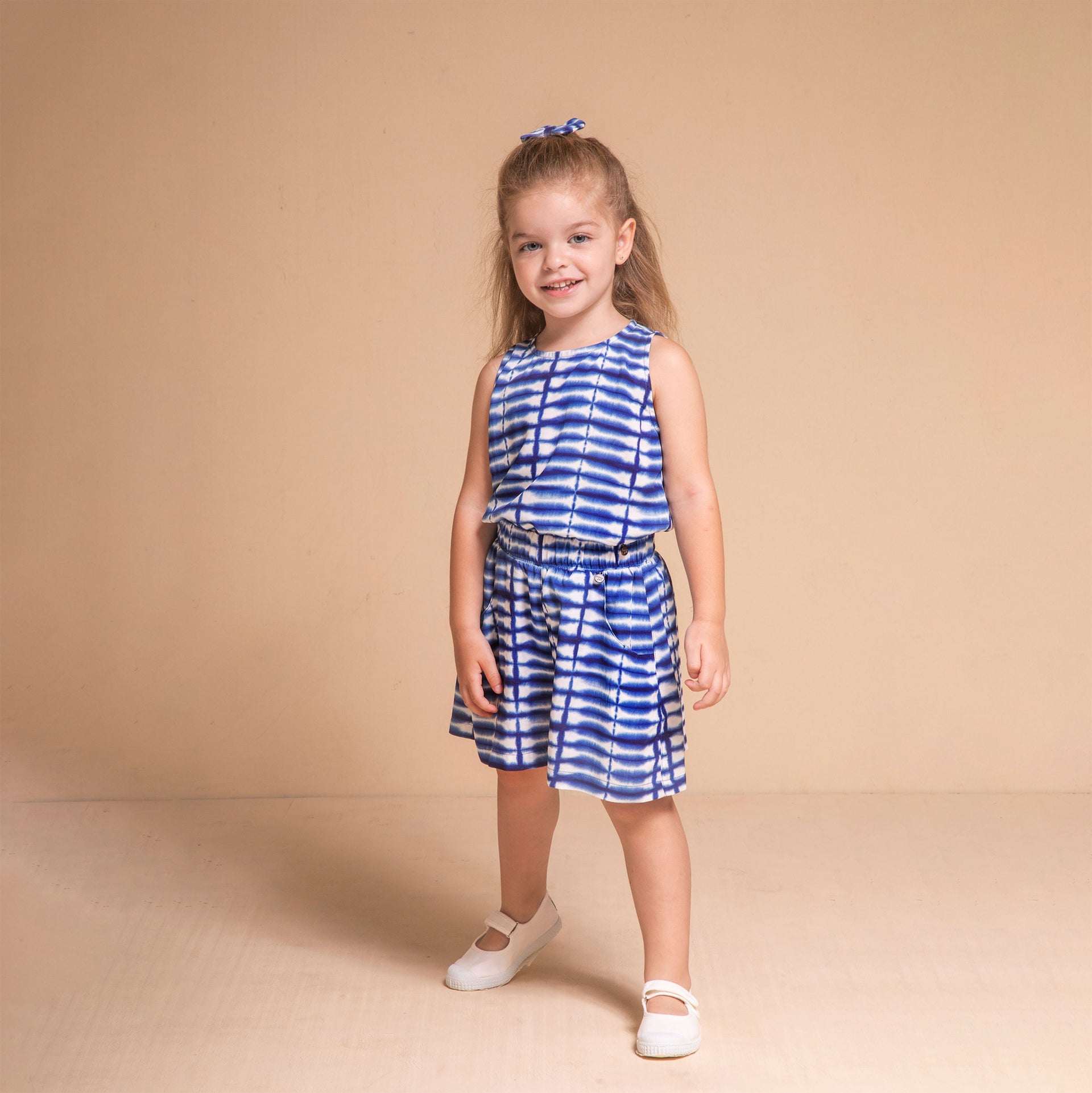 Blusa Amelia batik azul