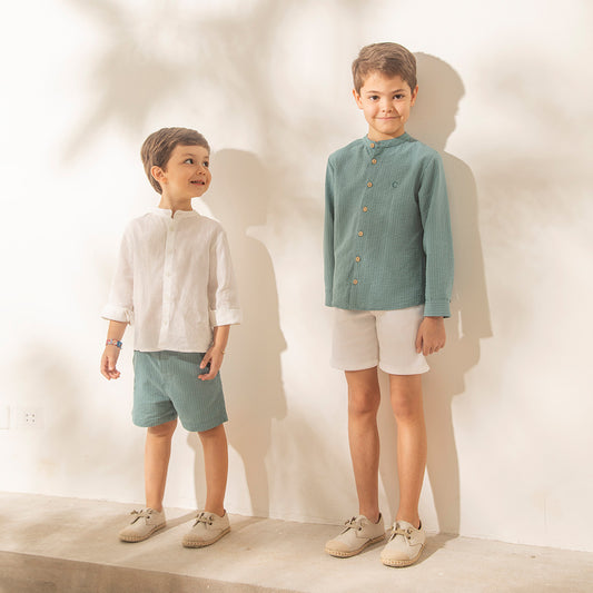 Camisa Pepe Anarruga Aqua
