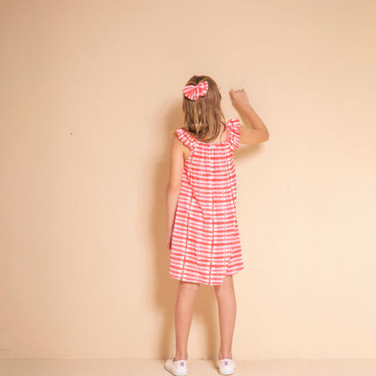 Vestido Daniela batik rosa