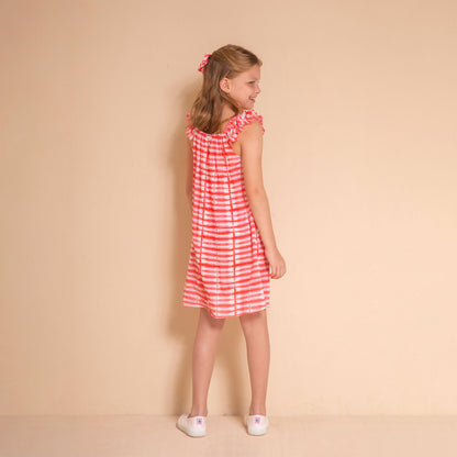 Vestido Daniela batik rosa