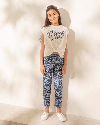 Remera Nudo French Natural