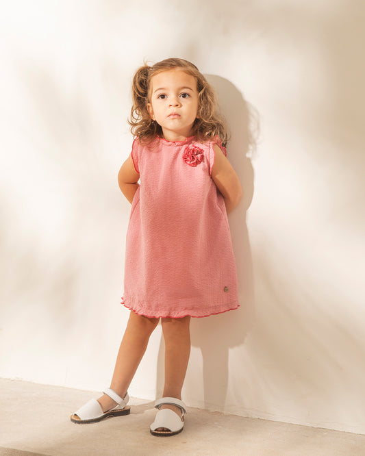 Vestido Florencia Anarruga Rosa
