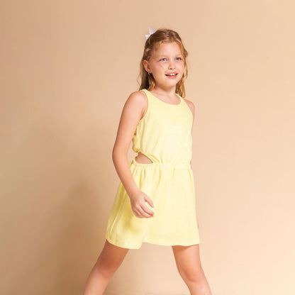 Vestido towel amarillo