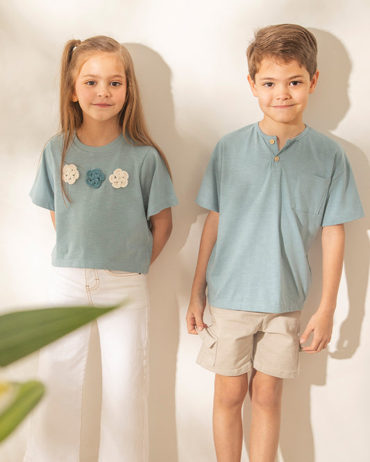 Remera Rafa Aqua