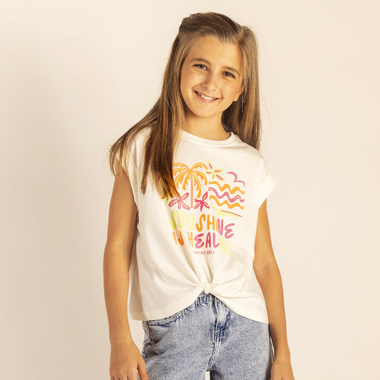 Remera Nudo Sunshine Natural