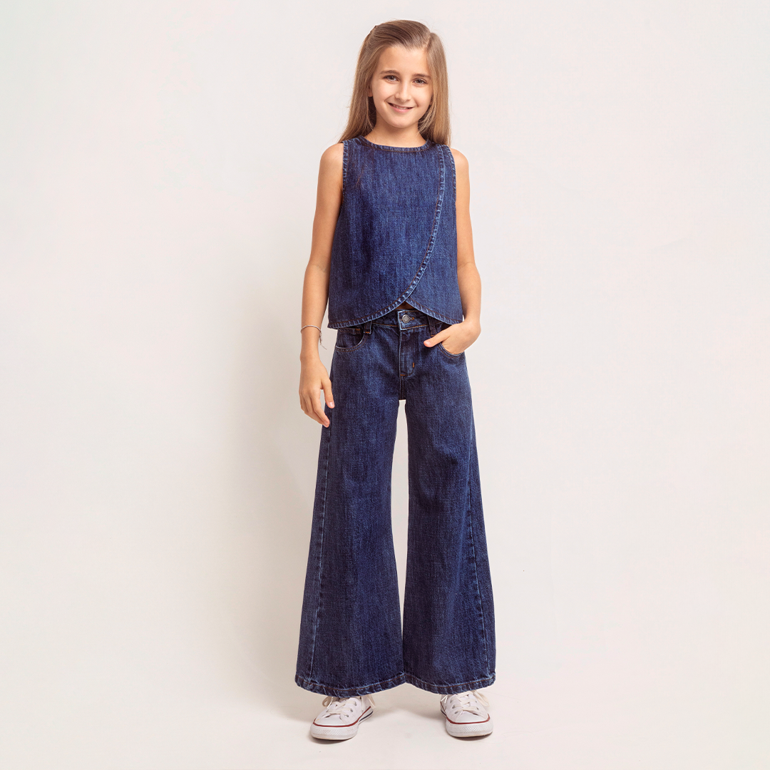 Jeans Campana Kiara Azul