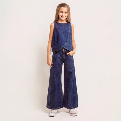 Jeans Campana Kiara Azul