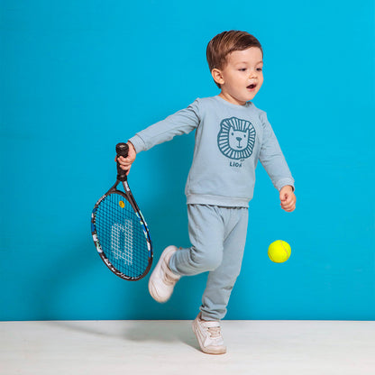 Conjunto de Buzo Lion Celeste