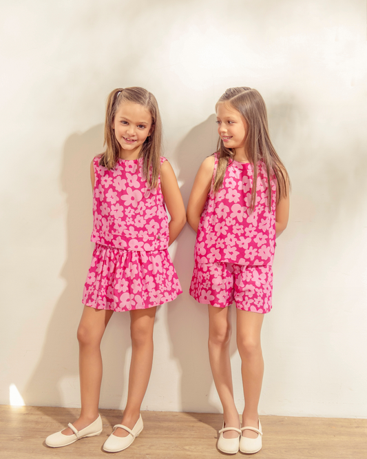 Blusa Bruna Magnolia Fucsia