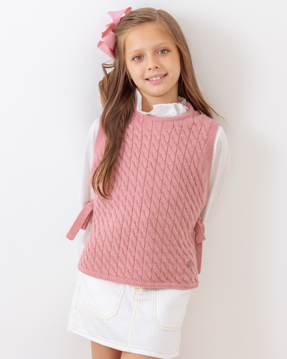 Pollera Denim Pauli Blanca