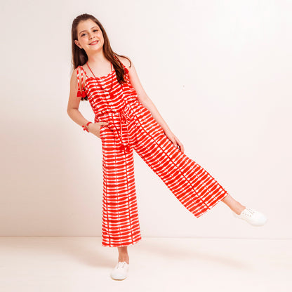 Mameluco largo batik rojo