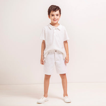 Bermuda de jeans Antonio blanco