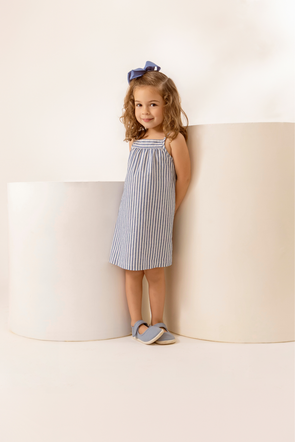 Vestido Tate Denim Rayas Azul