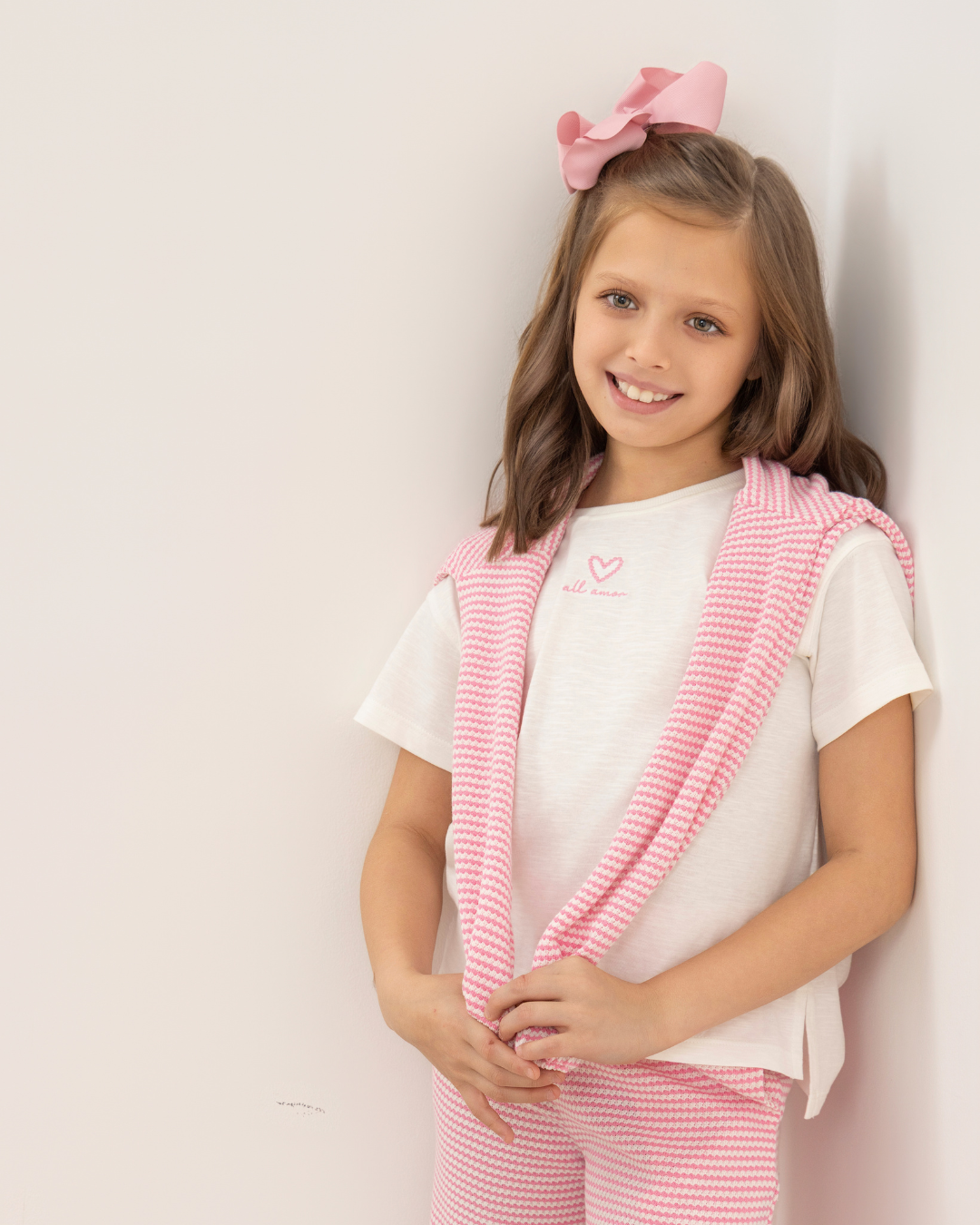 Remera Londres Corazon Rosa