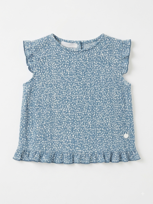 Blusa Samoa Print Azul