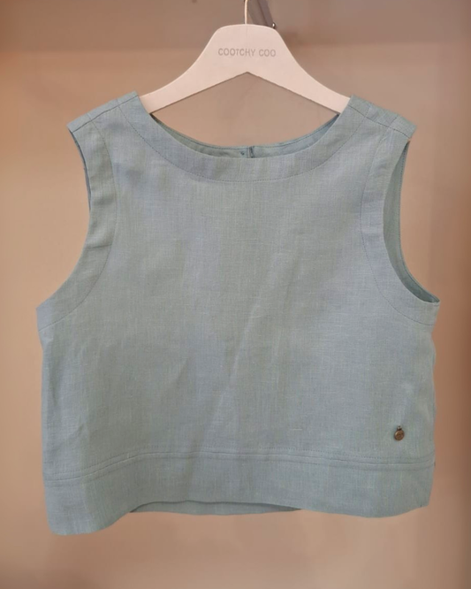 Blusa Bruna Lino Cristal