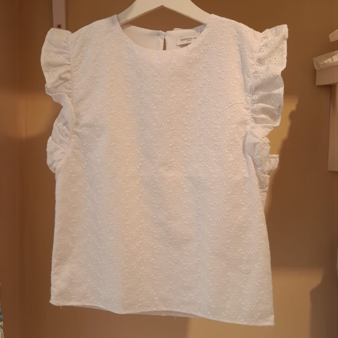 Blusa Marta Broderie Blanco