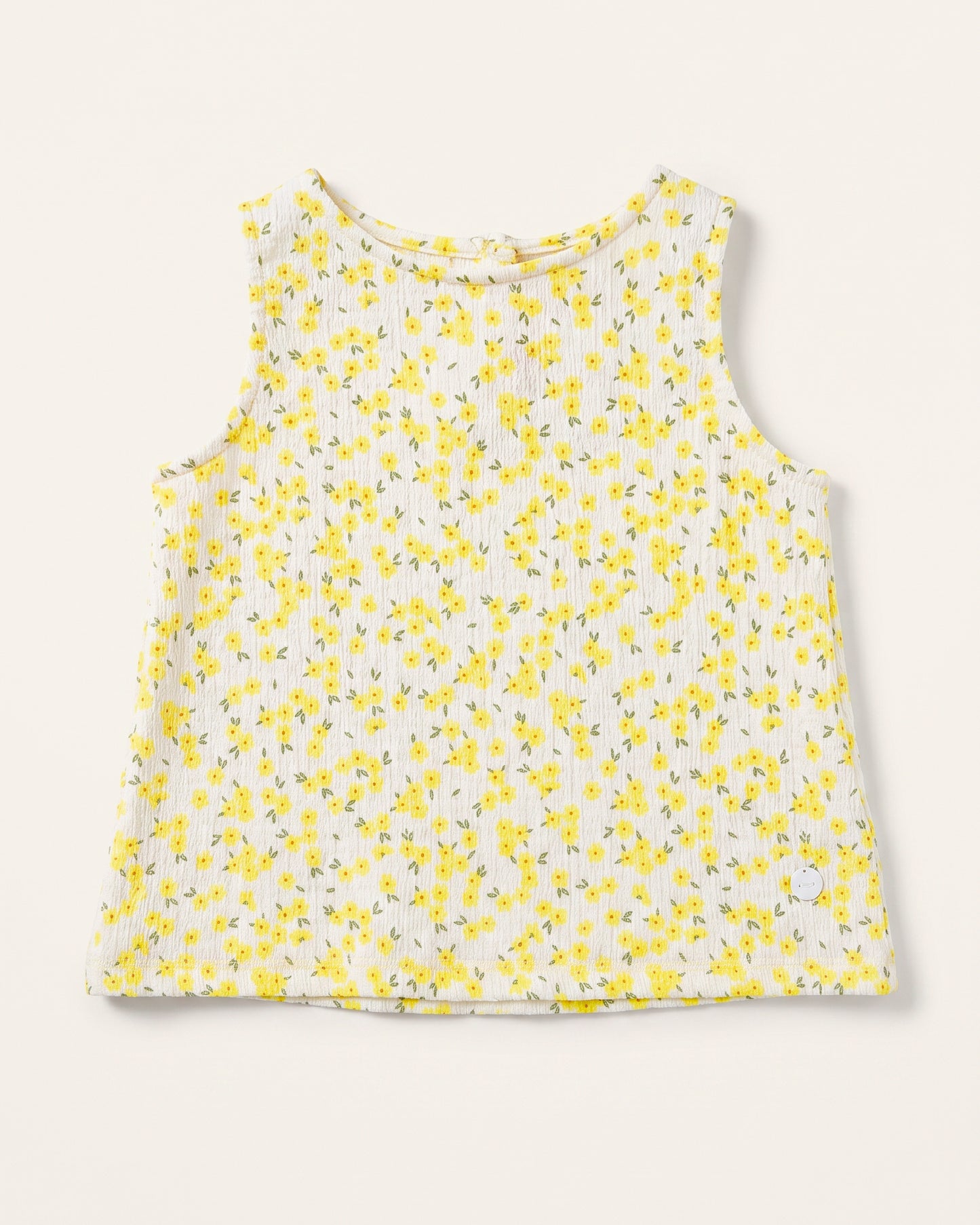 Blusa Pao Flores Vainilla