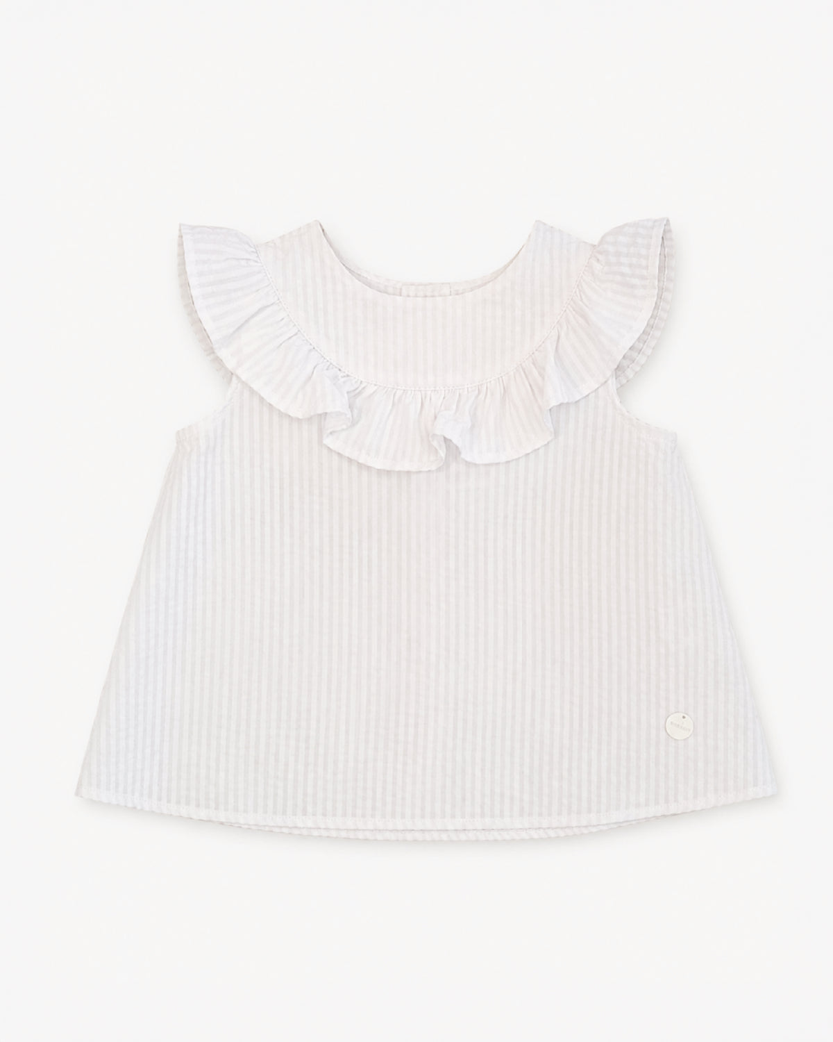Blusa Pati Anarruga Blanca