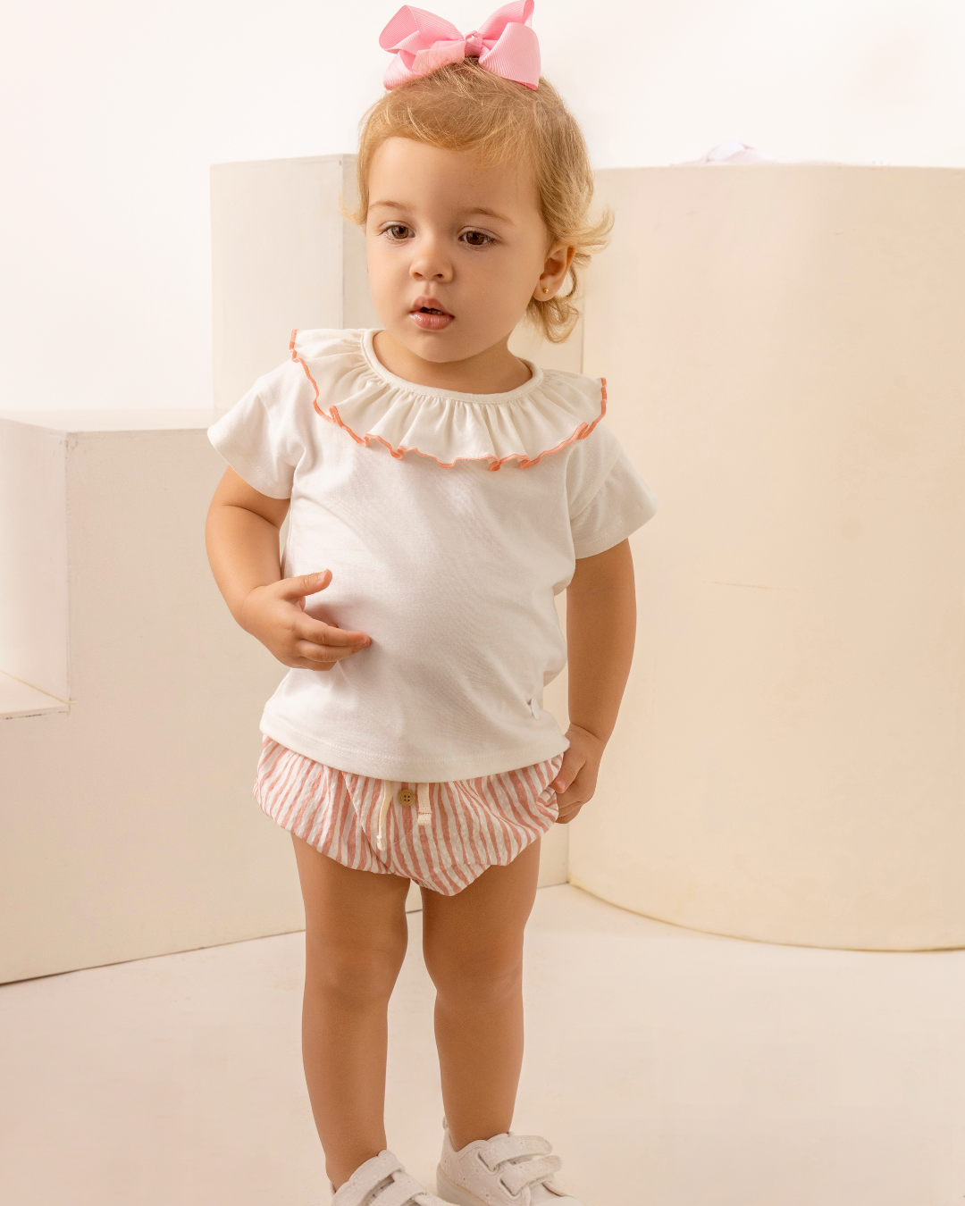 Remera Flopi Feston Rosa