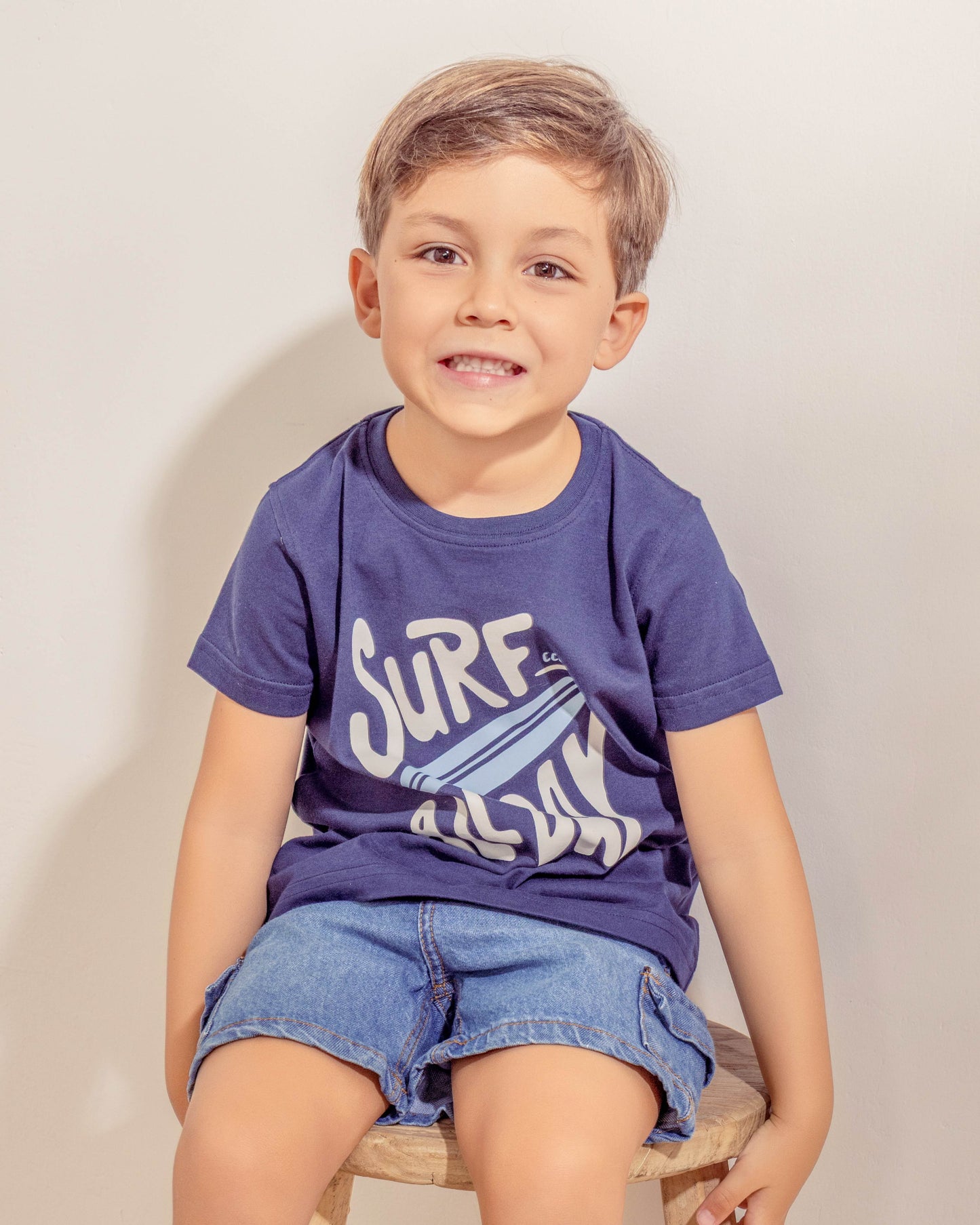 Remera Varon Azul Surf