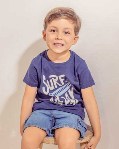 Remera Varon Azul Surf