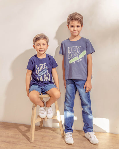 Remera Varon Azul Surf