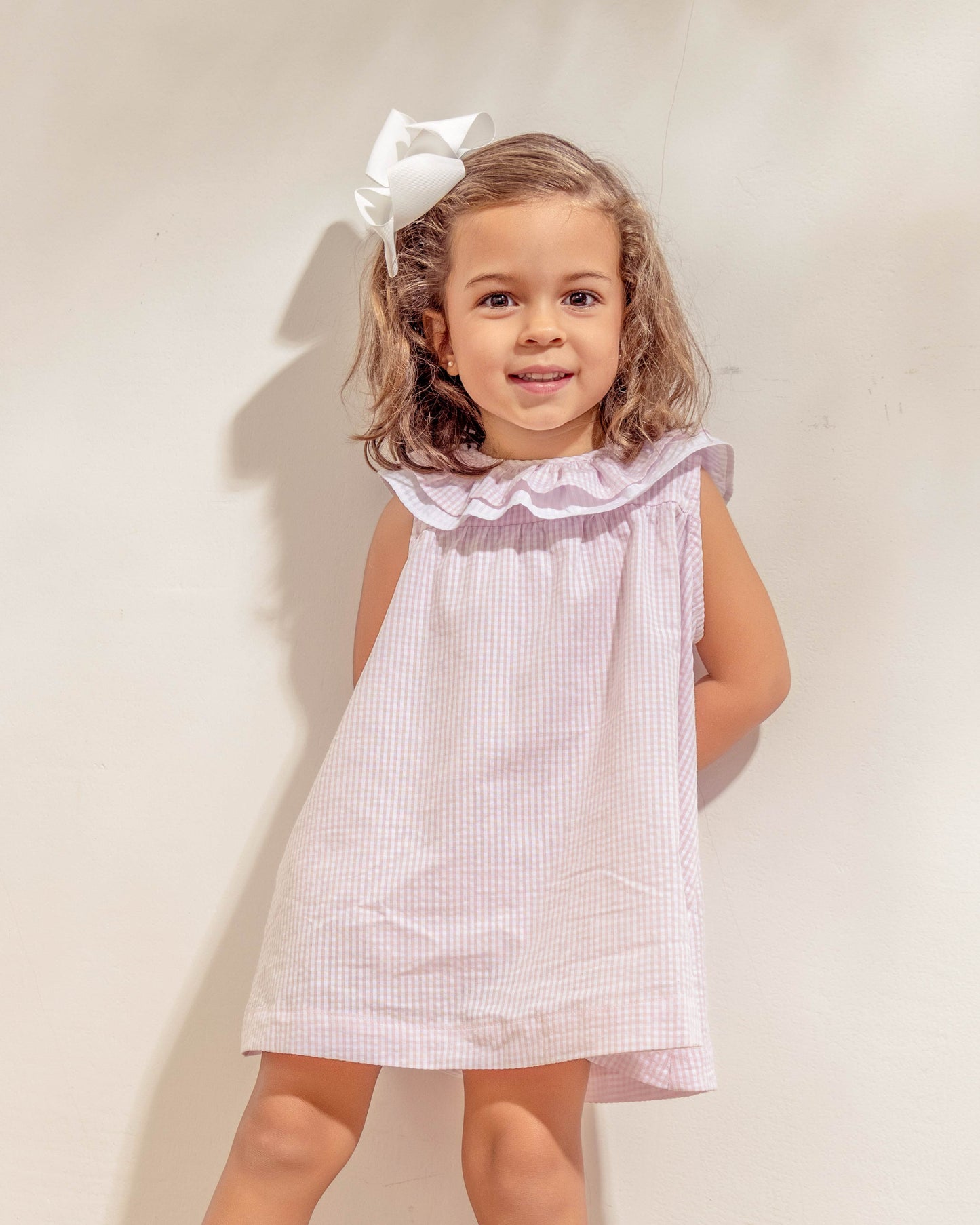 Vestido Victoria Vichy Rosa