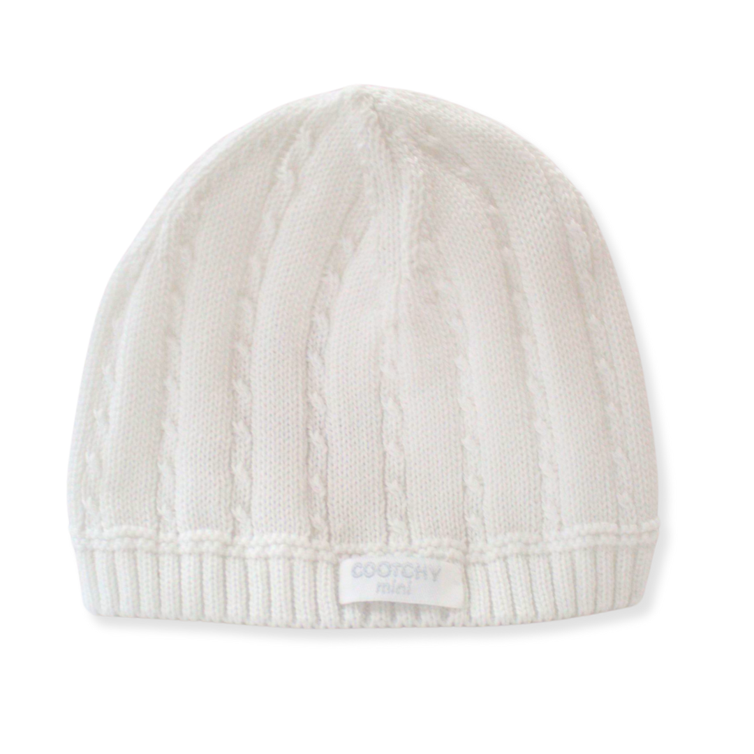 Gorro Trenza Finita Blanco