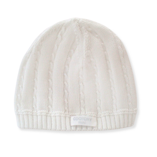 Gorro Trenza Finita Blanco