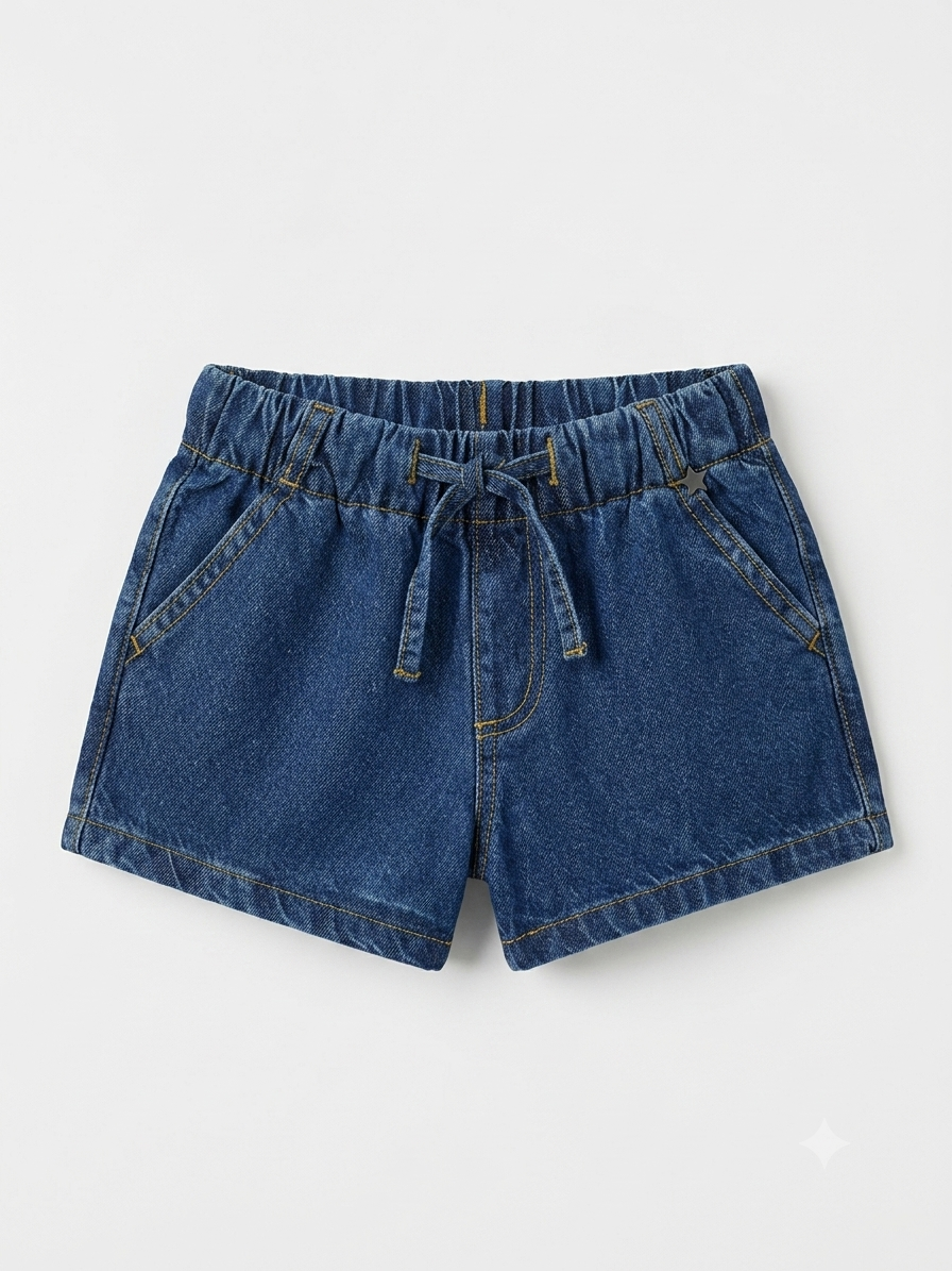 Short Nina Denim Azul